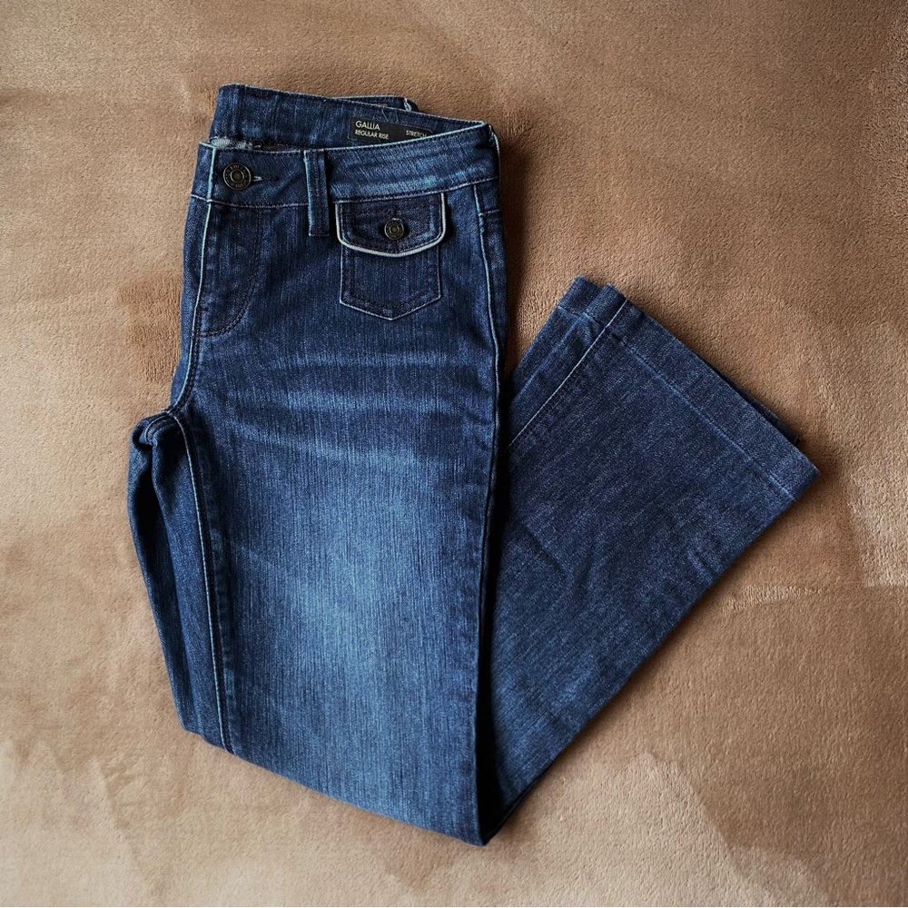 Buffalo David Bitton GALLIA Stretch Flare Blue Denim Jeans